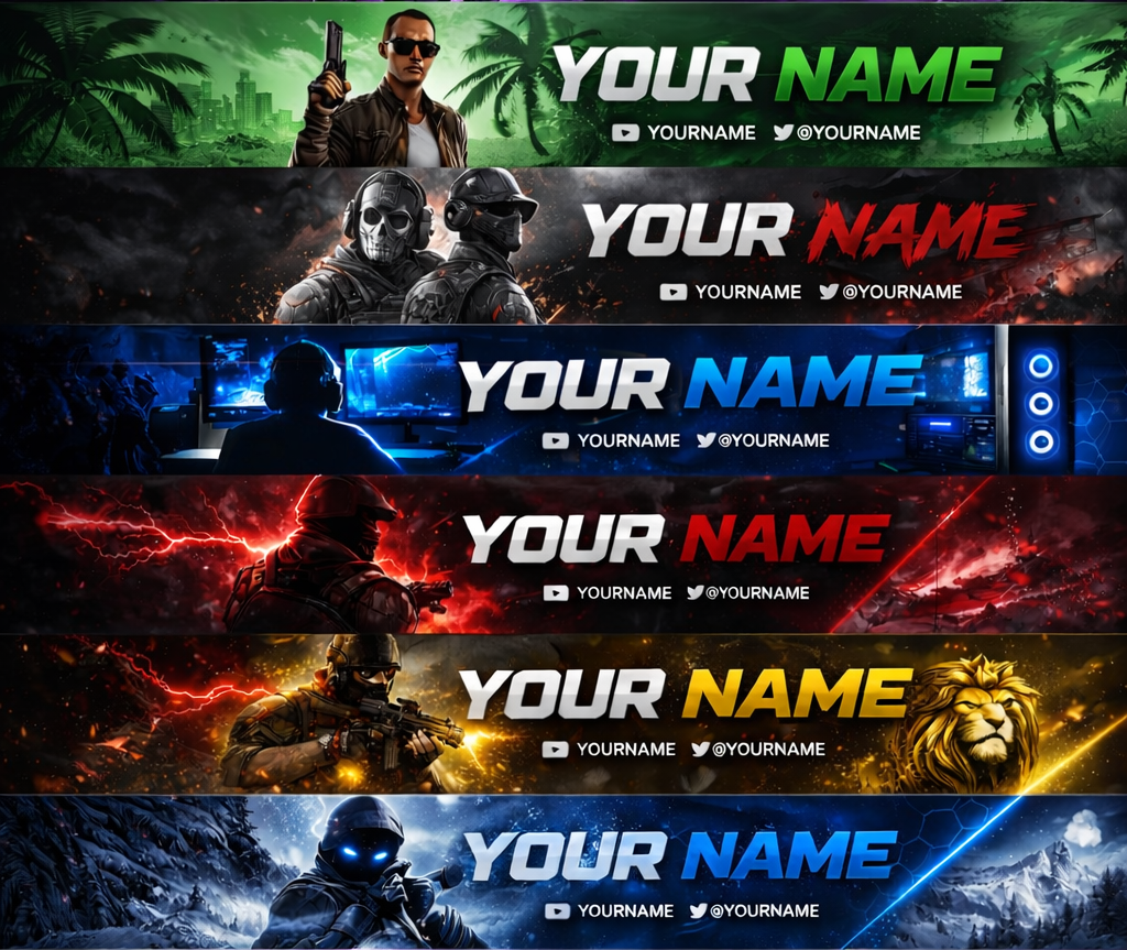 Ultimate Gaming Creator Bundle (Instant Download)