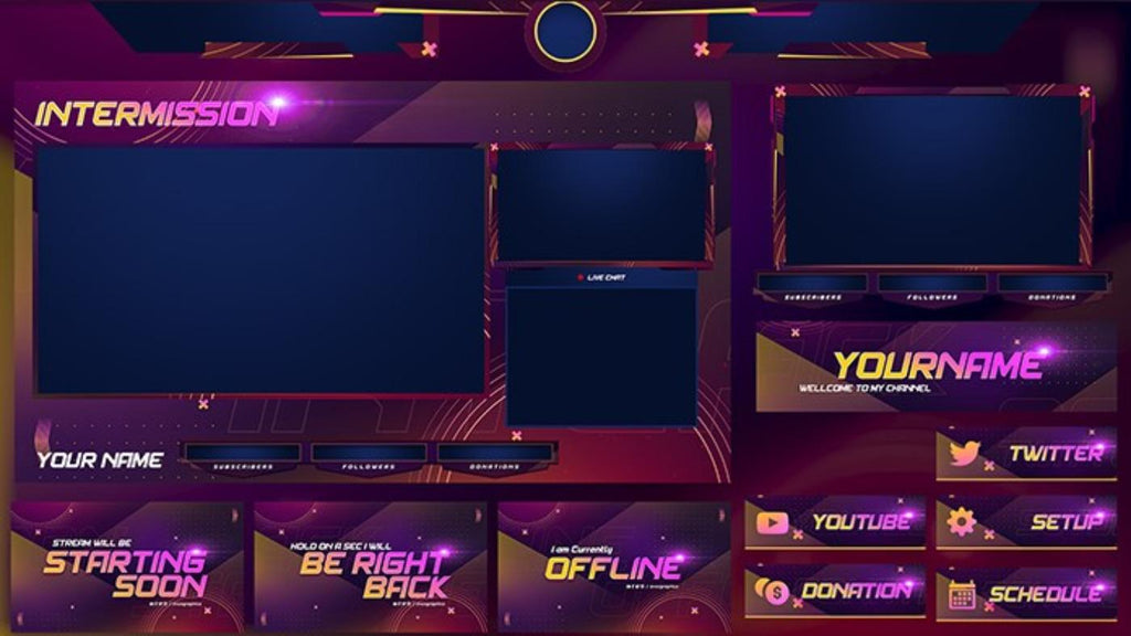 Twitch Streamer Pack (Instant Download)