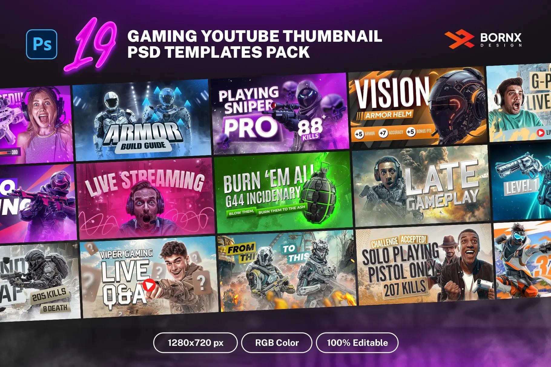 YouTube Creator Pack (Instant Download)
